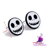 Halloween Series Earrings Horror Funny Personality Skull