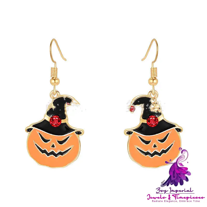 Halloween Series Earrings Funny Personality