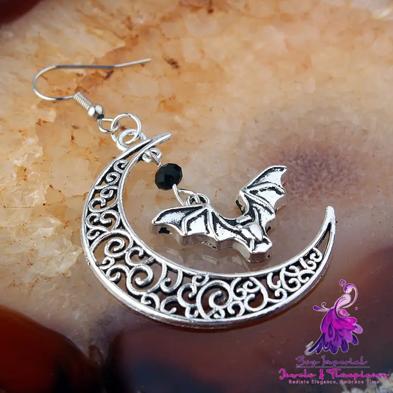 Halloween Series Funny Bat Earrings