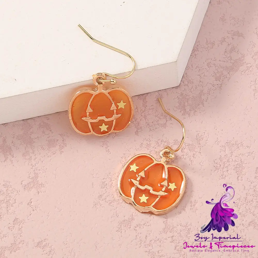 Simple Geometric Halloween Earrings