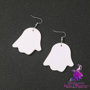 Simple Geometric Personality Halloween Earrings