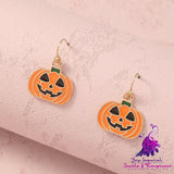 Simple Geometric Personality Halloween Earrings