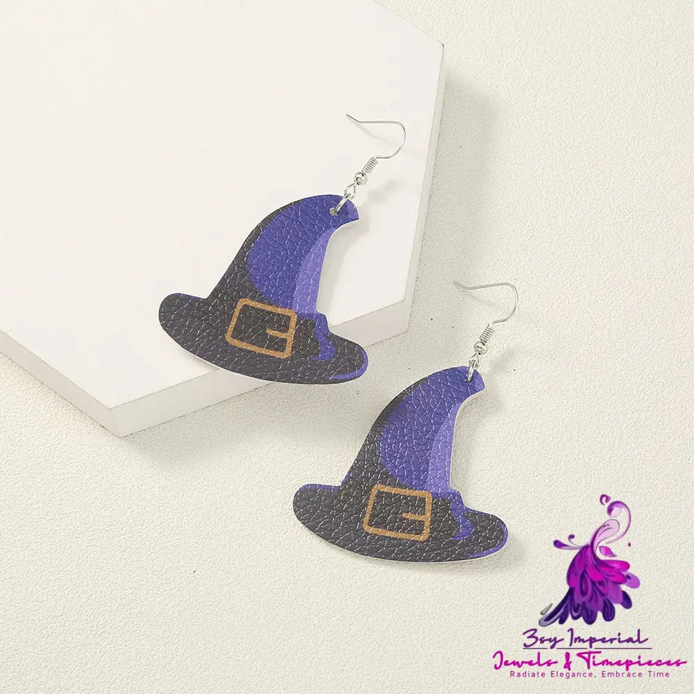 Simple Geometric Personality Halloween Earrings