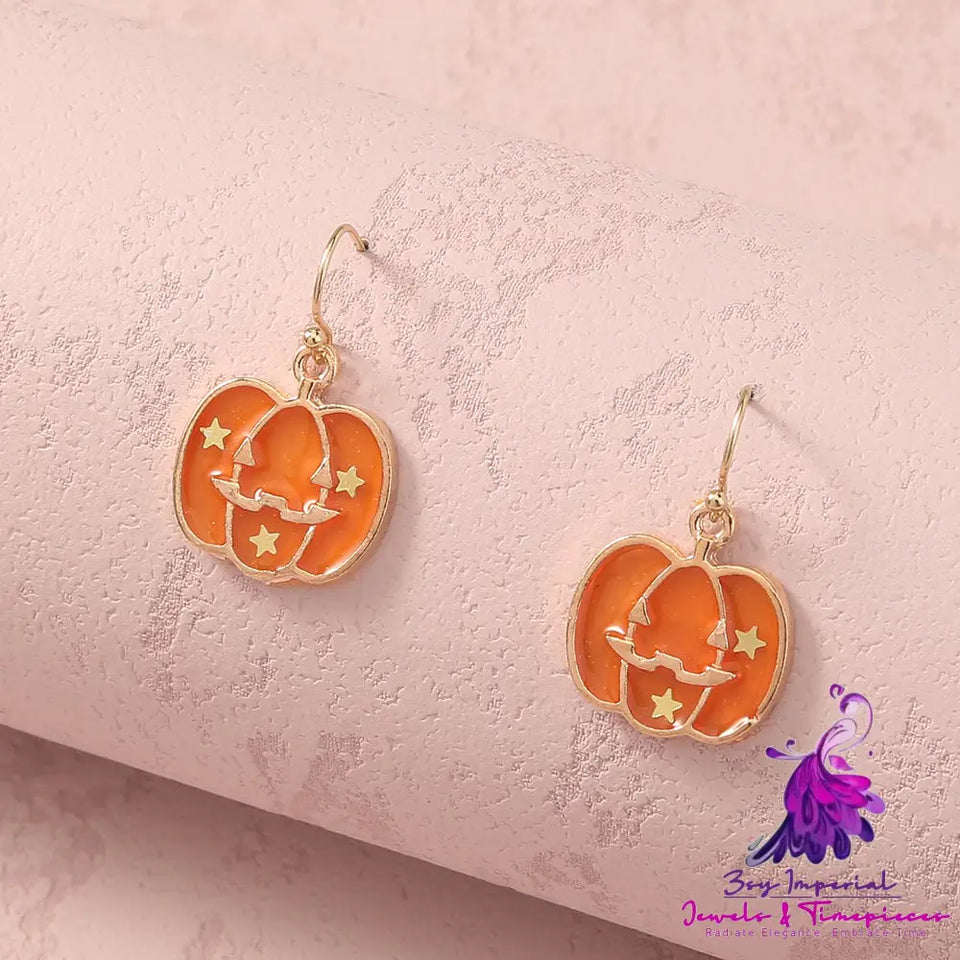 Simple Geometric Halloween Earrings