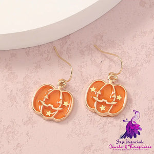 Simple Geometric Halloween Earrings