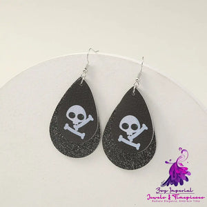 Simple Geometric Halloween Earrings