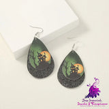 Simple Geometric Personality Halloween Earrings