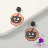 Simple Geometric Personality Halloween Earrings