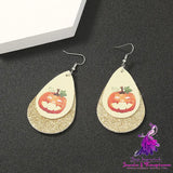 Simple Geometric Personality Halloween Earrings