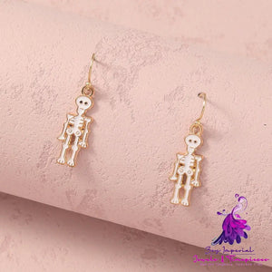 Simple Geometric Personality Halloween Earrings