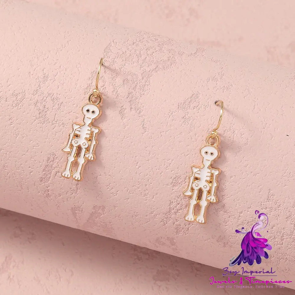 Simple Geometric Personality Halloween Earrings