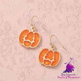 Simple Geometric Halloween Earrings