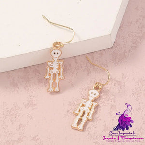 Simple Geometric Personality Halloween Earrings