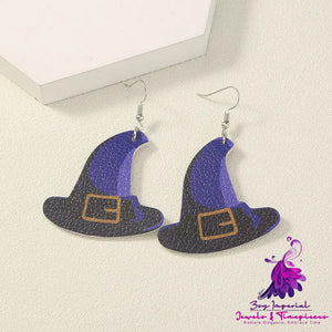 Simple Geometric Personality Halloween Earrings