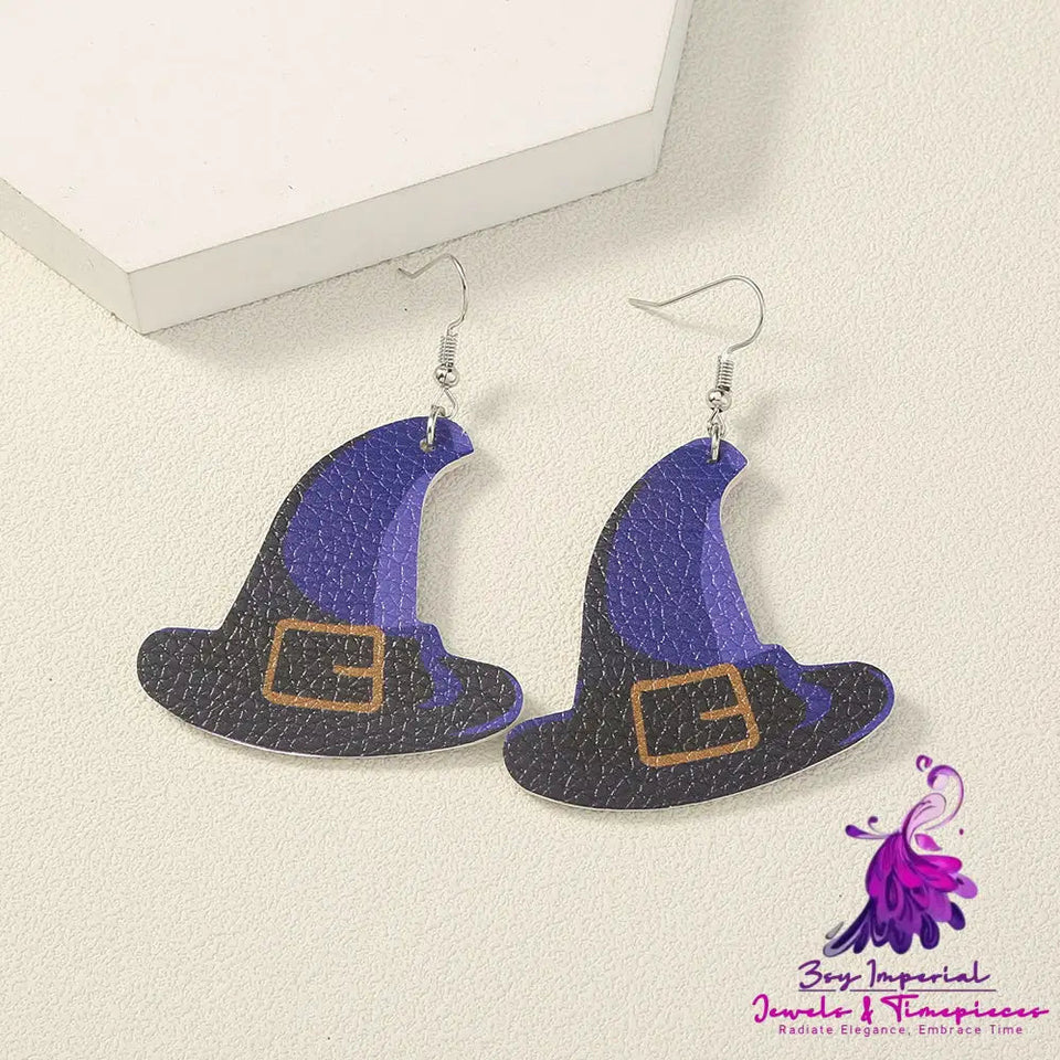 Simple Geometric Personality Halloween Earrings