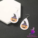 Simple Geometric Personality Halloween Earrings