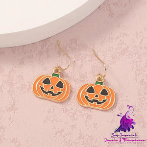 Simple Geometric Personality Halloween Earrings