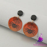 Simple Geometric Halloween Earrings