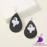 Simple Geometric Halloween Earrings