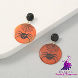 Simple Geometric Halloween Earrings