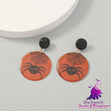 Simple Geometric Halloween Earrings