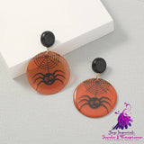 Simple Geometric Halloween Earrings