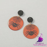 Simple Geometric Halloween Earrings