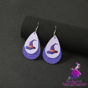 Simple Geometric Halloween Earrings