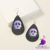 Simple Geometric Personality Halloween Earrings