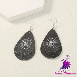 Simple Geometric Personality Halloween Earrings