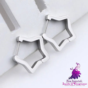 Stainless Steel Geometric Personality Trendy Earrings