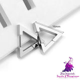 Stainless Steel Geometric Personality Trendy Earrings