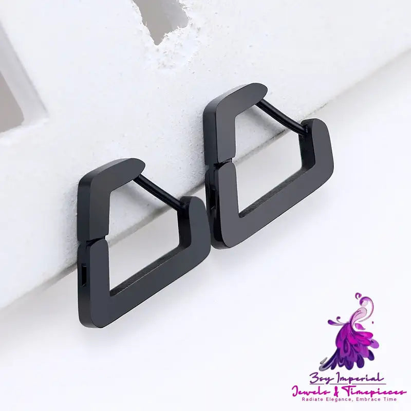 Stainless Steel Geometric Personality Trendy Earrings