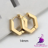 Stainless Steel Geometric Personality Trendy Earrings