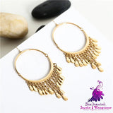 Women’s Fashion Geometric Tassel Earrings