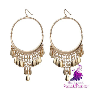 Women’s Fashion Geometric Tassel Earrings