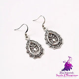 Ghost Insect Spider Alloy Earrings