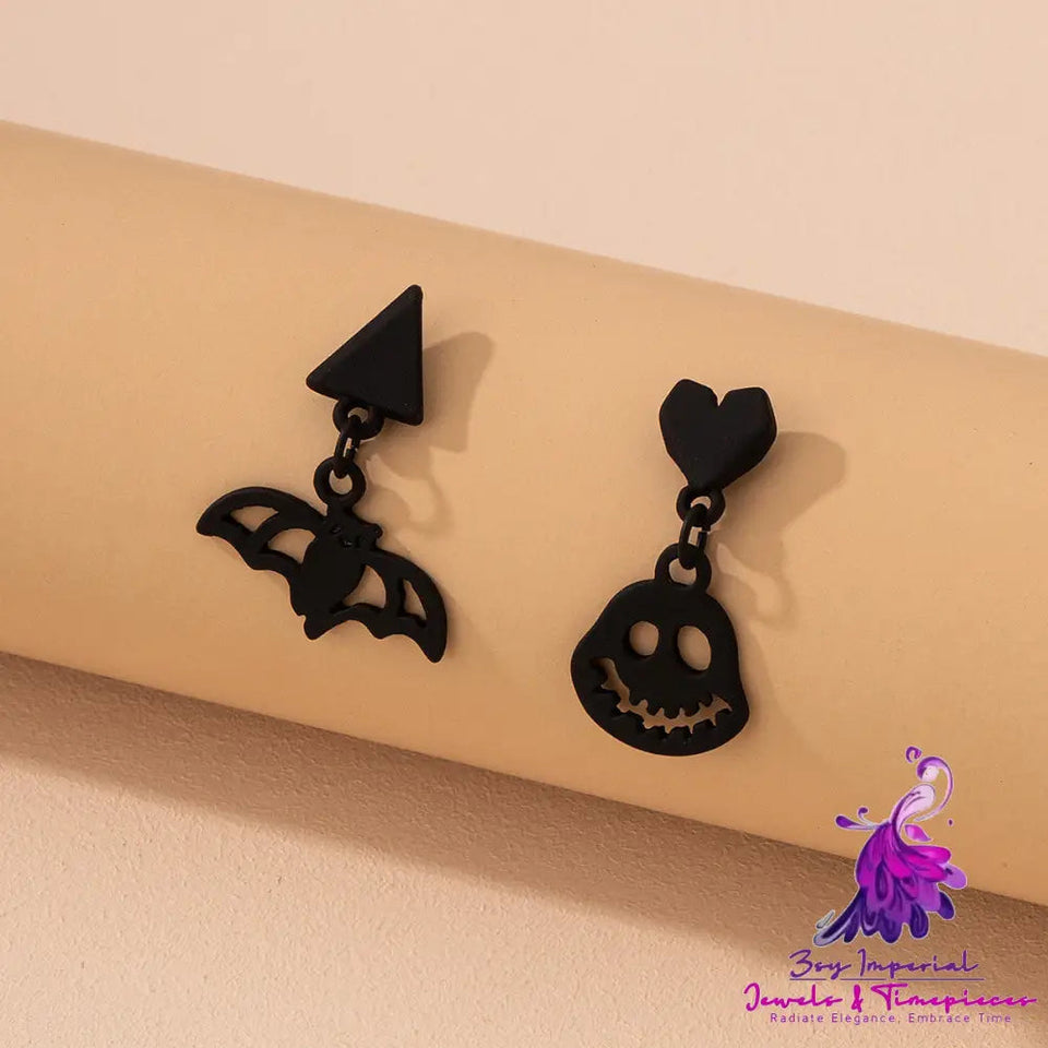 Halloween Series Ghost Skull Bat Earrings