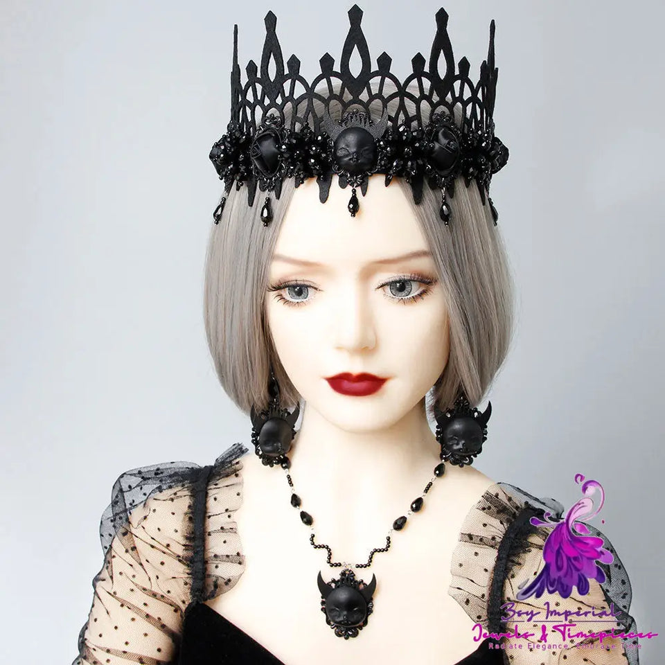 Gothic Lolita Devil Death Drop Earrings