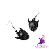 Gothic Lolita Devil Death Drop Earrings