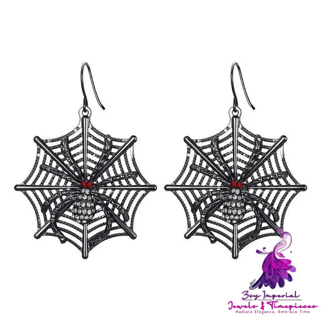 Spider Web Drop Earrings