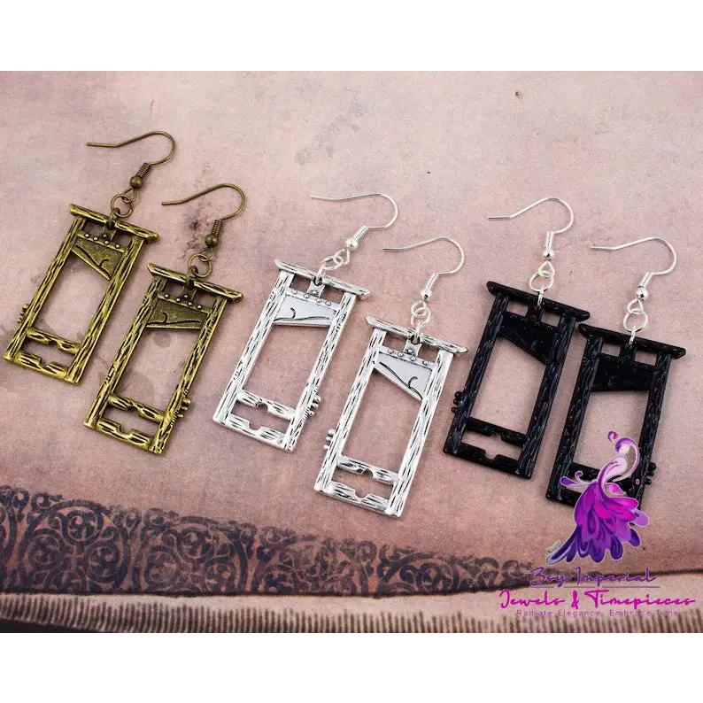 Guillotine Vintage Gothic Earrings