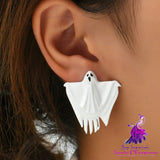 Halloween Hanging Ghost Decoration Hair Dryer Ghost Earrings