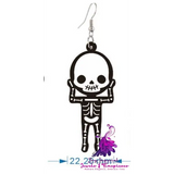 Skull Ghost Horror Earrings