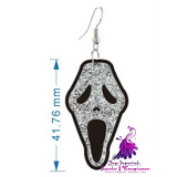 Skull Ghost Horror Earrings