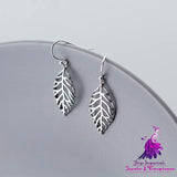 Thai Silver Leaf Earrings