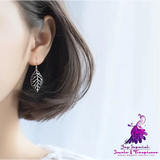 Thai Silver Leaf Earrings