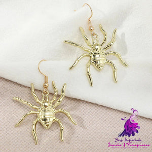 Metal Spider Earrings Halloween Earrings