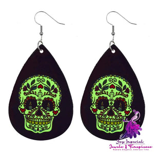 Personalized Luminous Skull Earrings