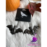 Retro Big Bat Gothic Earrings